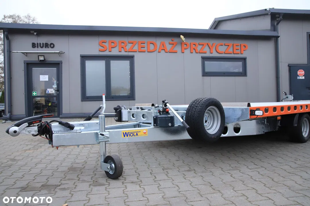 Wiola Uchylna L35G55P - three-axle car transporter, 550x208 cm, GVW 3500 kg - image 2