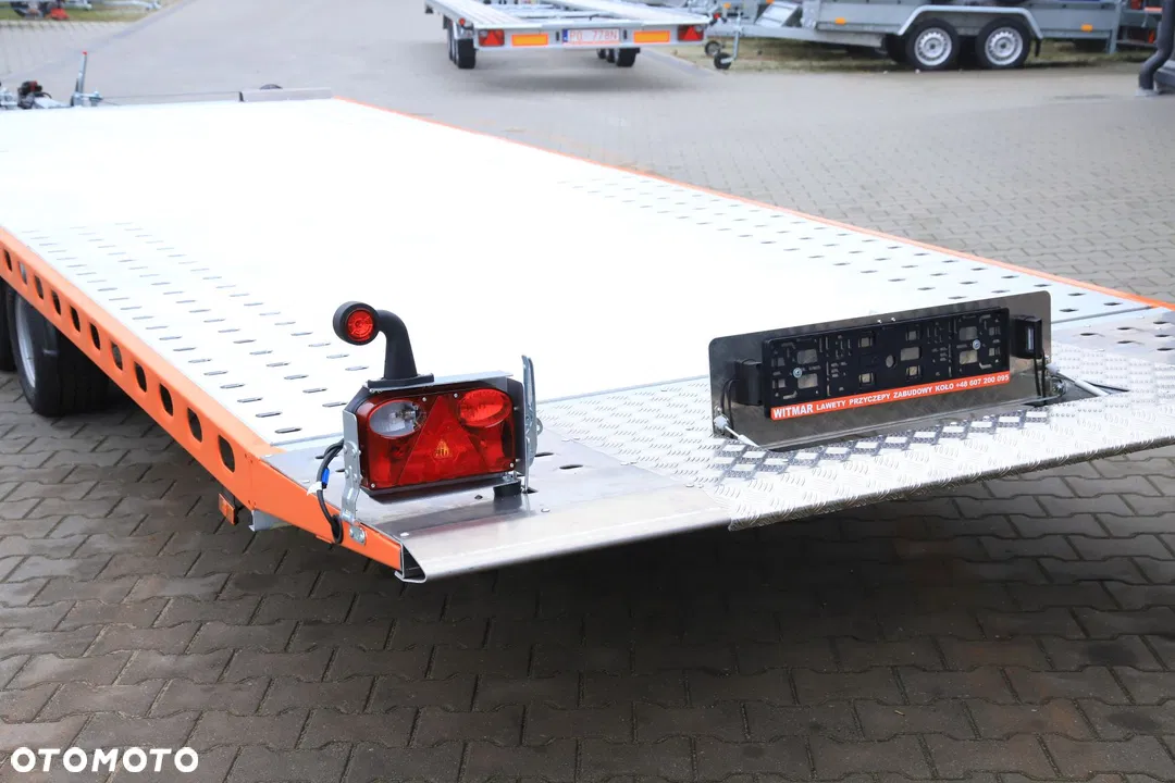 Wiola Uchylna L35G55P - three-axle car transporter, 550x208 cm, GVW 3500 kg - image 5