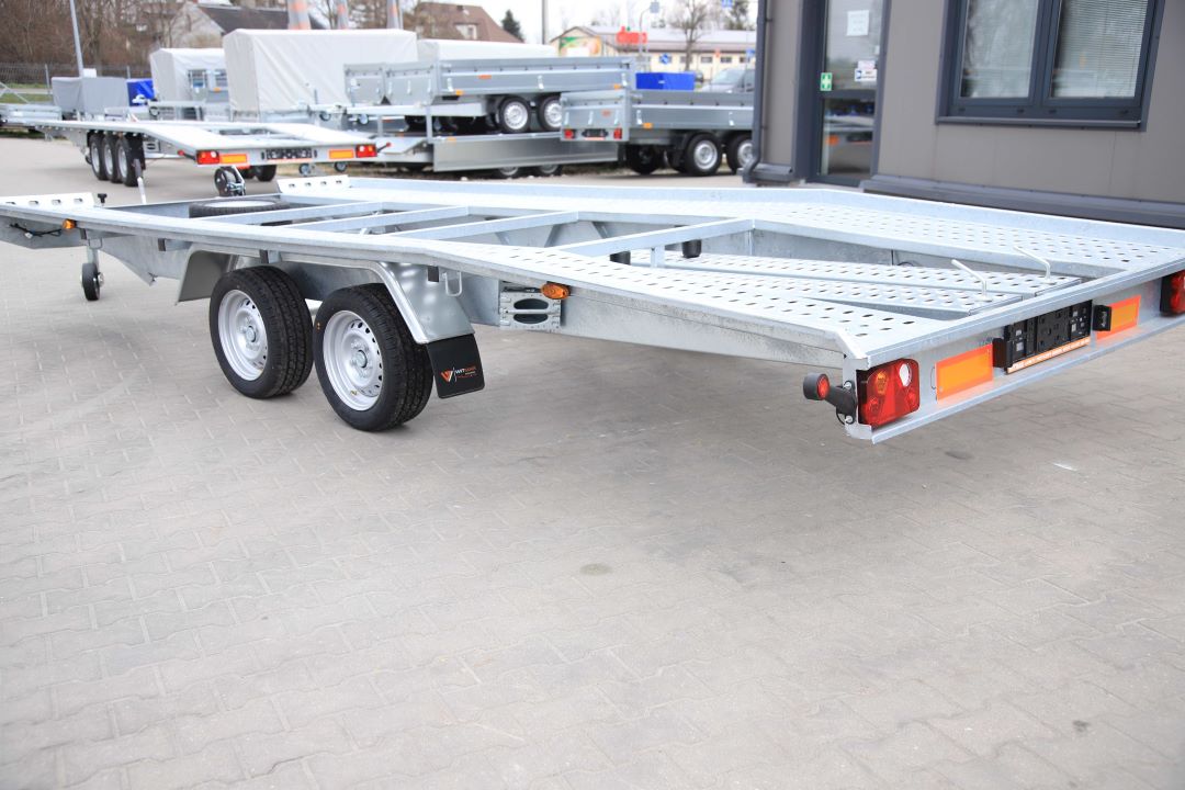Niewiadów Jupiter SM 5.0 - twin-axle car transporter, 500x210 cm, GVW 3000 kg - image 7