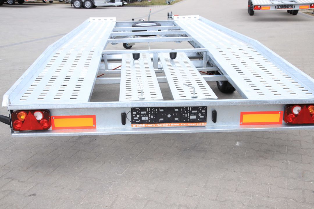 Niewiadów Jupiter SM 5.0 - zweiachsiger Autotransporter, 500x210 cm, zGG 3500 kg - Bild 5