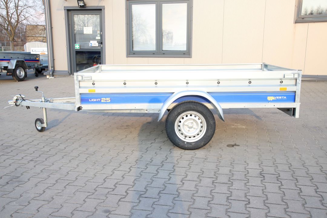 Vesta LIGHT 25 – przyczepa lekka jednoosiowa, 251x135 cm, DMC 750 kg - zdjęcie 3