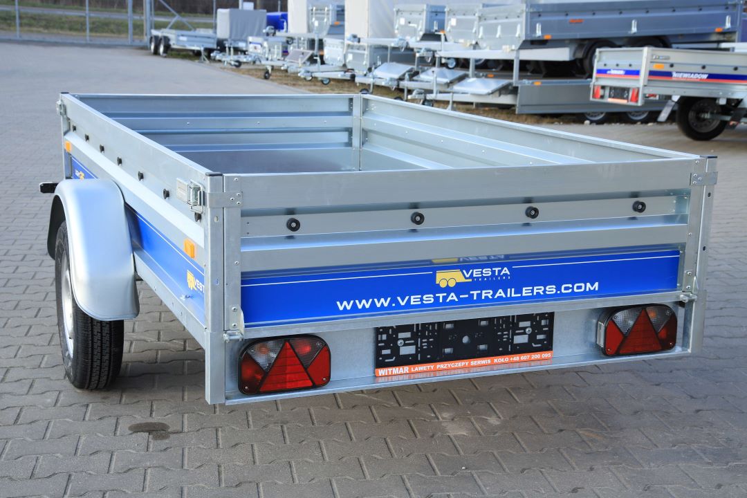 Vesta LIGHT 25 – przyczepa lekka jednoosiowa, 251x135 cm, DMC 750 kg - zdjęcie 5