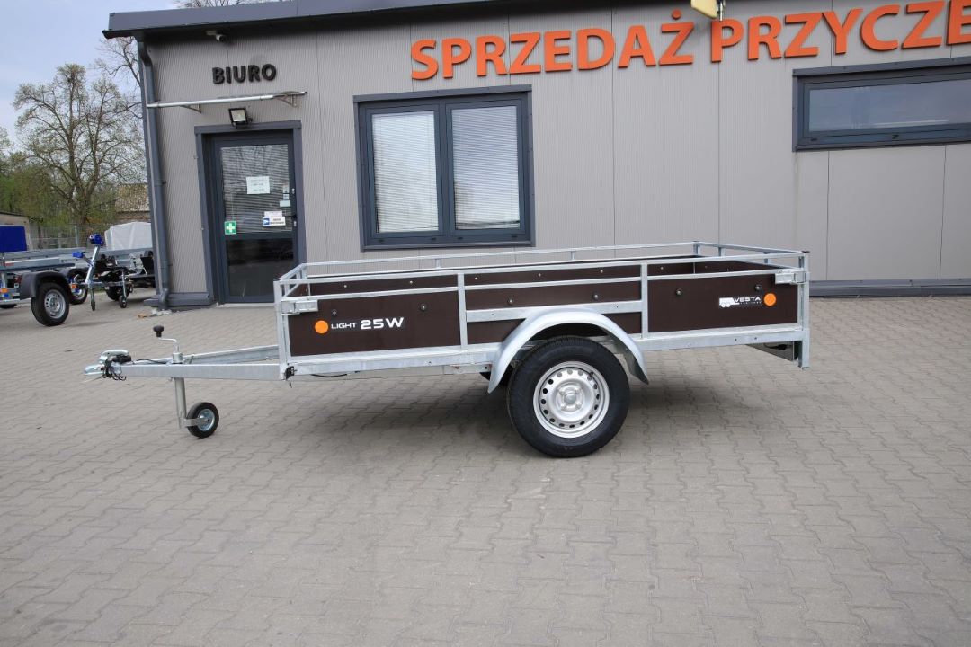 Vesta LIGHT 25 W – przyczepa lekka jednoosiowa, 251x132 cm, DMC 750 kg - zdjęcie 4