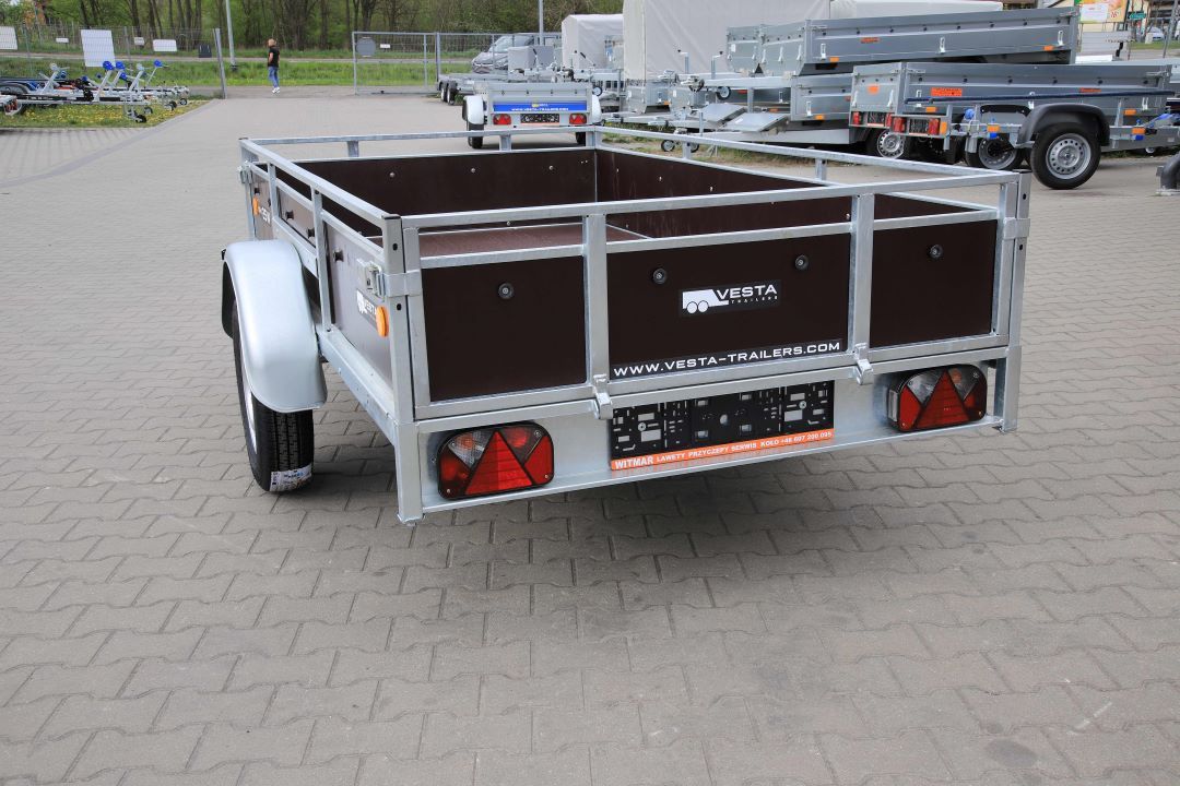 Vesta LIGHT 25 W – przyczepa lekka jednoosiowa, 251x132 cm, DMC 750 kg - zdjęcie 6