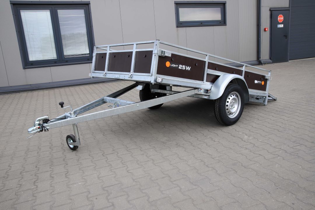 Vesta LIGHT 25 W – przyczepa lekka jednoosiowa, 251x132 cm, DMC 750 kg - zdjęcie 9