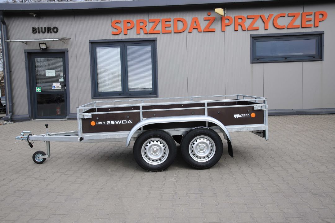 Vesta LIGHT 25 WDA - leichter zweiachsiger Anhänger, 251x135 cm, zGG 750 kg - Bild 4