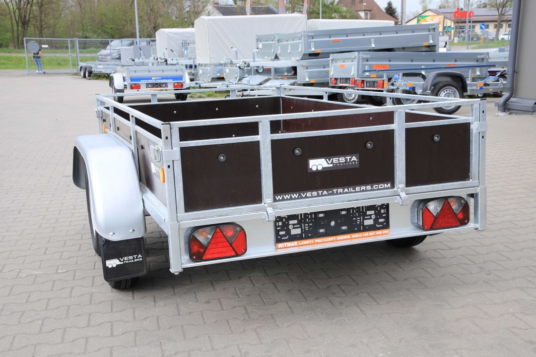Vesta LIGHT 25 WDA - leichter zweiachsiger Anhänger, 251x135 cm, zGG 750 kg - Bild 6