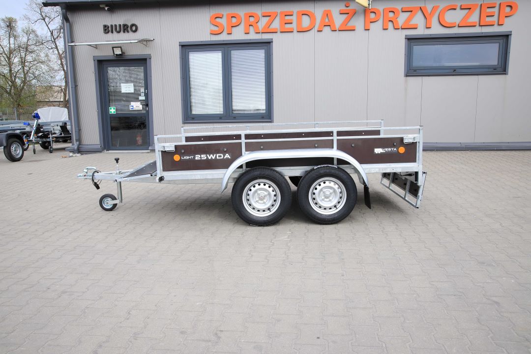 Vesta LIGHT 25 WDA - leichter zweiachsiger Anhänger, 251x135 cm, zGG 750 kg - Bild 9