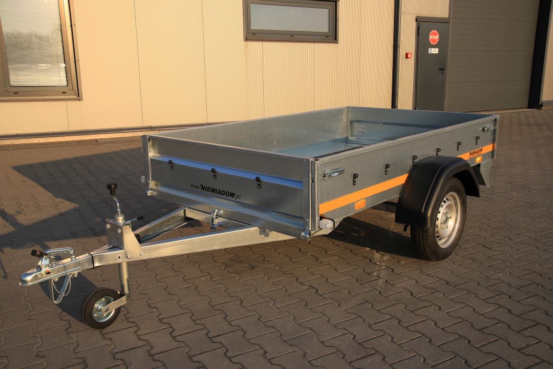 Niewiadów N-423U - light single-axle trailer, 224x138 cm, GVW 750 kg - image 2