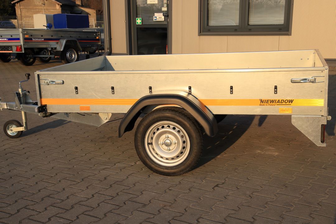 Niewiadów N-423U - light single-axle trailer, 224x138 cm, GVW 750 kg - image 4