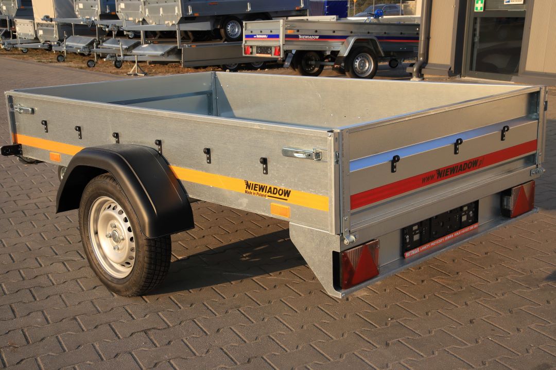 Niewiadów N-423U - light single-axle trailer, 224x138 cm, GVW 750 kg - image 5