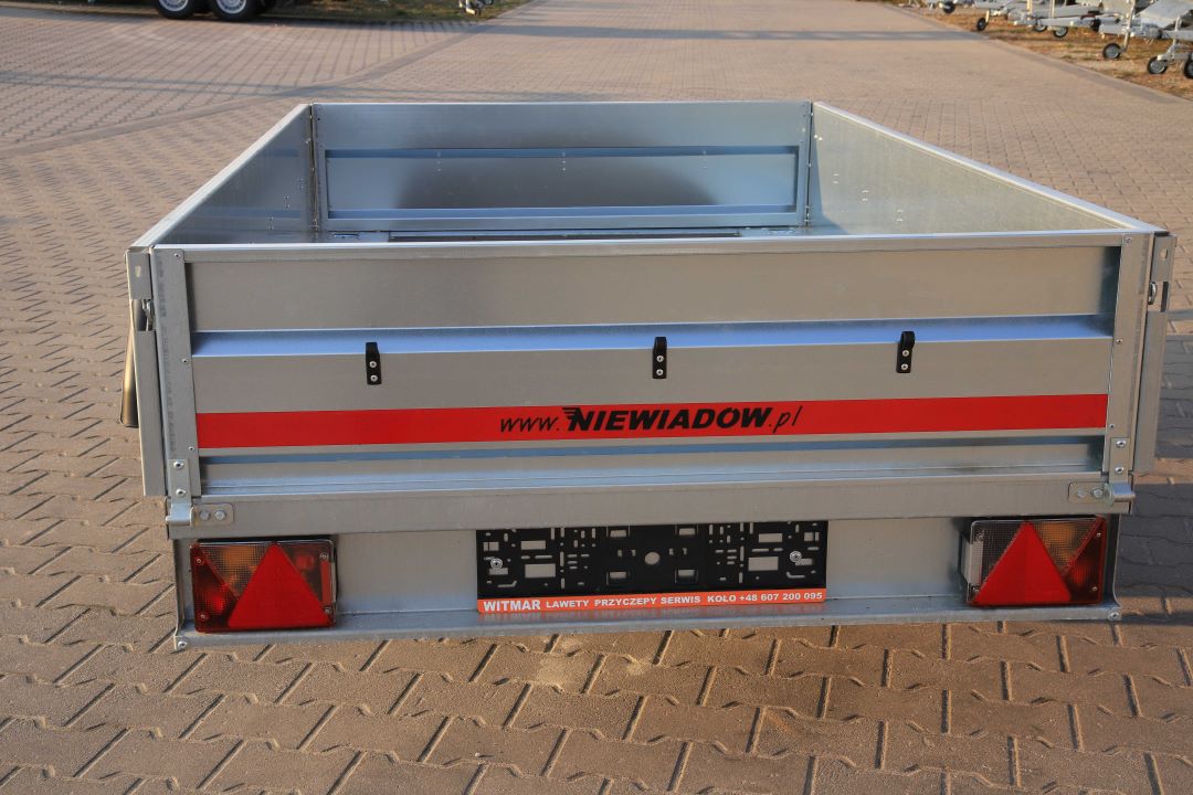 Niewiadów N-423U - light single-axle trailer, 224x138 cm, GVW 750 kg - image 6