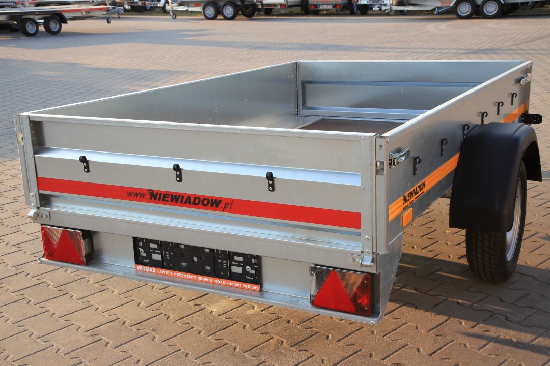 Niewiadów N-423U - light single-axle trailer, 224x138 cm, GVW 750 kg - image 8