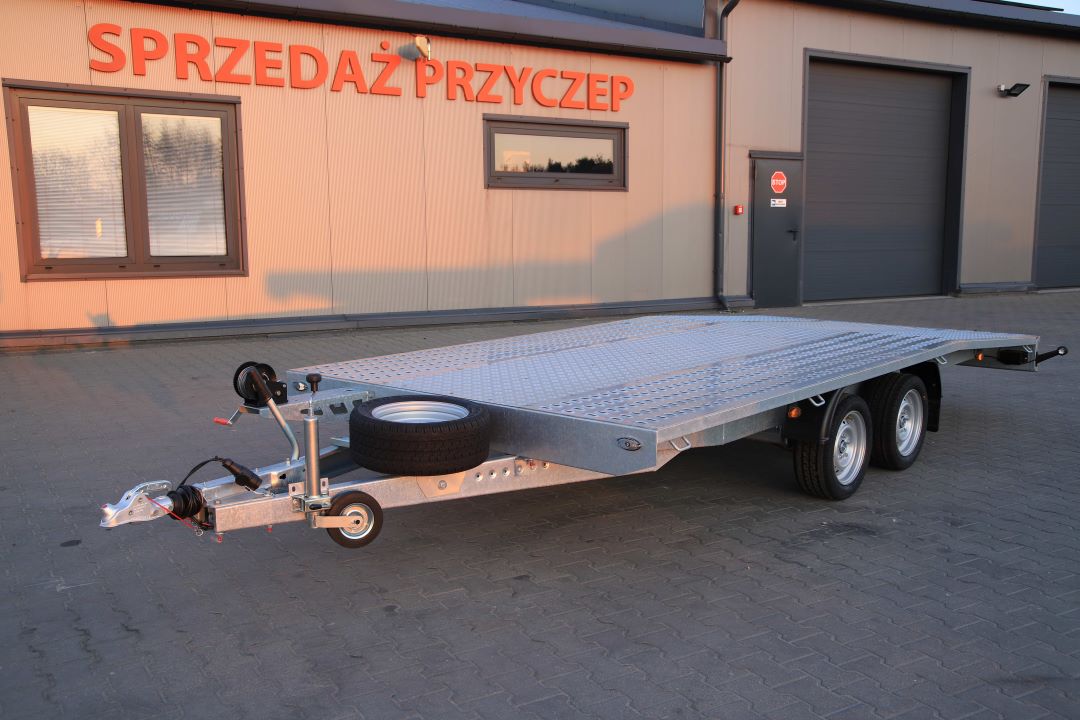 Niewiadów Jupiter NM 4.5 - zweiachsiger Autotransporter, 450x210 cm, zGG 2700 kg