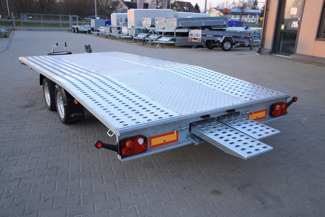 Niewiadów Jupiter NM 4.5 - zweiachsiger Autotransporter, 450x210 cm, zGG 2700 kg - Bild 7