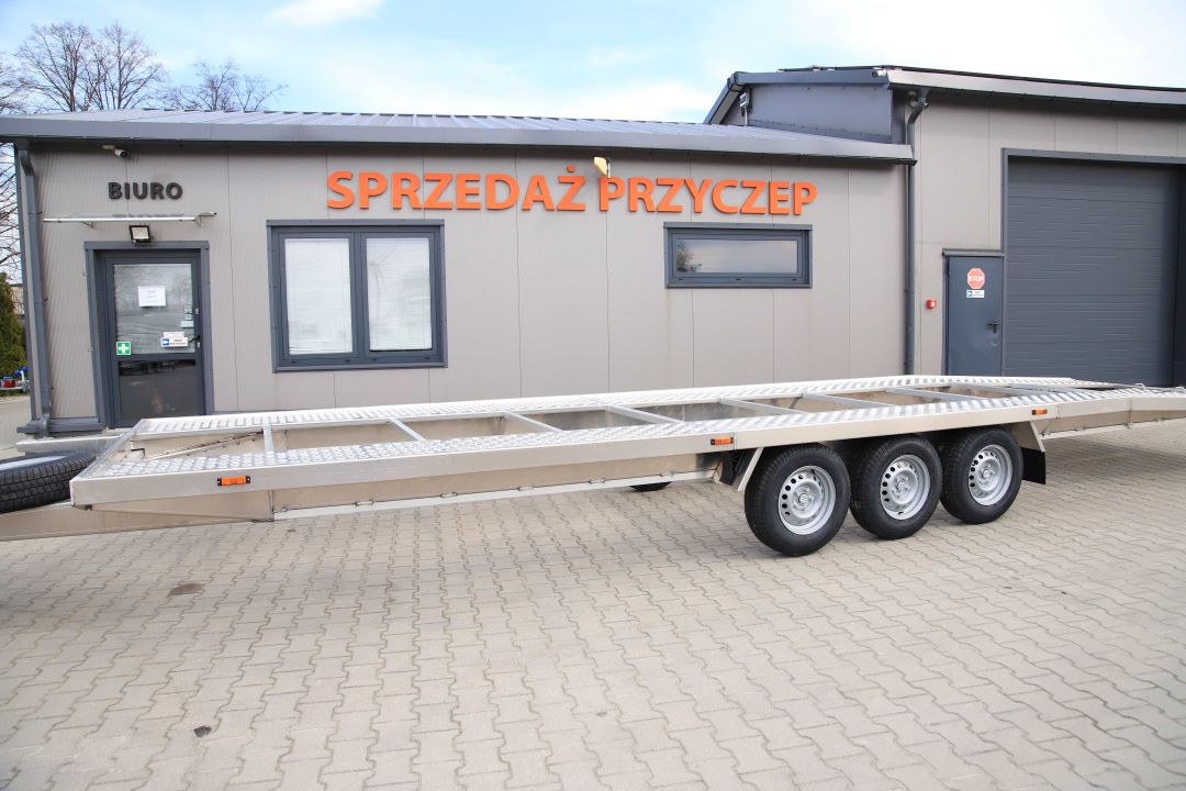 Gala Taurus T8535A - three-axle car transporter, 850x205 cm, GVW 3500 kg - image 5
