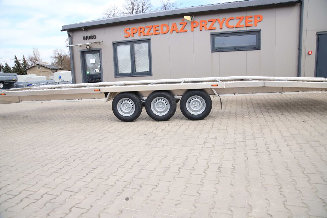 Gala Taurus T8535A - three-axle car transporter, 850x205 cm, GVW 3500 kg - image 6