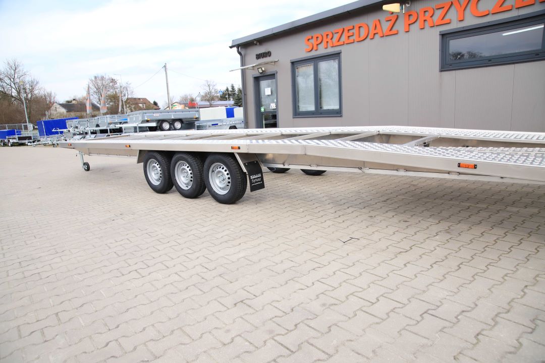 Gala Taurus T8535A - three-axle car transporter, 850x205 cm, GVW 3500 kg - image 7