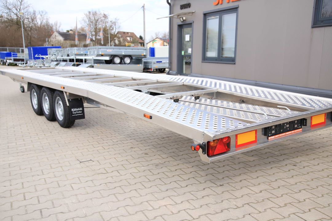 Gala Taurus T8535A - three-axle car transporter, 850x205 cm, GVW 3500 kg - image 9