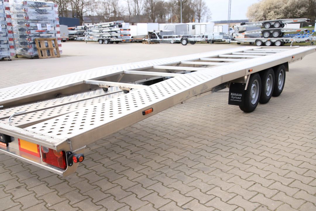 Gala Taurus T8535A - three-axle car transporter, 850x205 cm, GVW 3500 kg - image 10