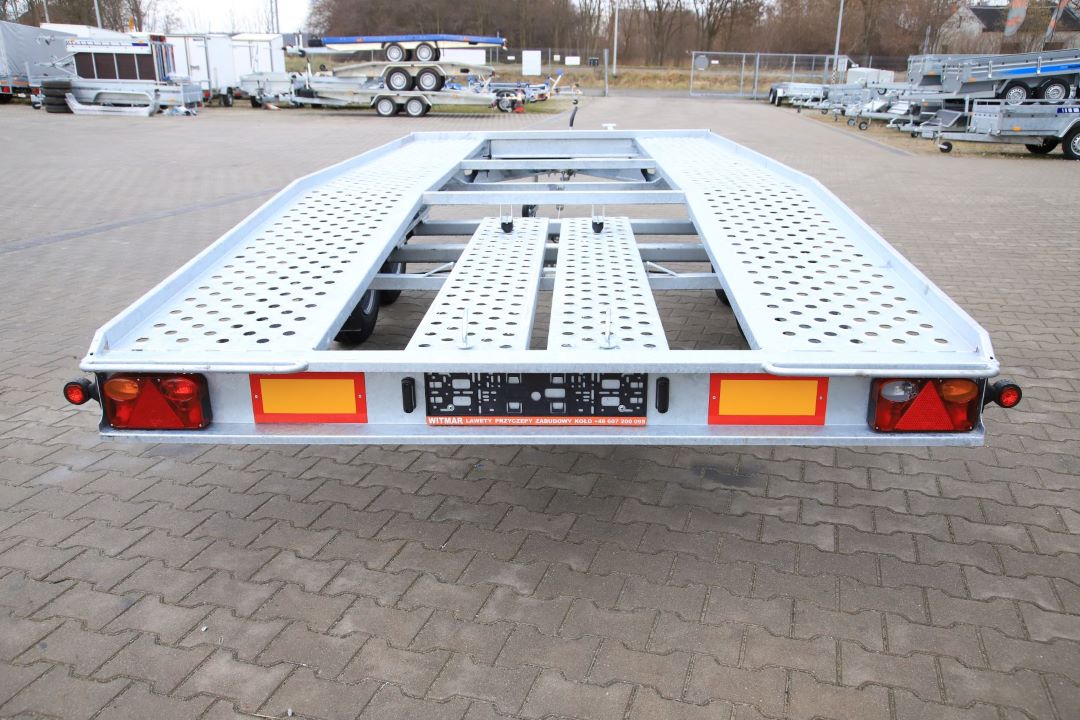 Gala Taurus T2745S 14C - twin-axle car transporter, 450x205 cm, GVW 2700 kg - image 6