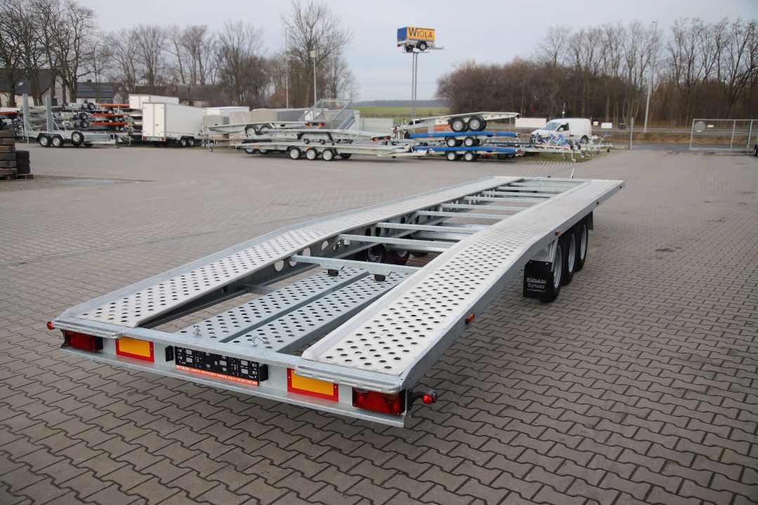 Gala Taurus T8535S - three-axle car transporter, 850x205 cm, GVW 3500 kg - image 5
