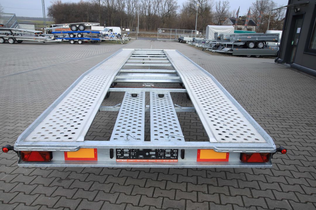 Gala Taurus T8535S - three-axle car transporter, 850x205 cm, GVW 3500 kg - image 11