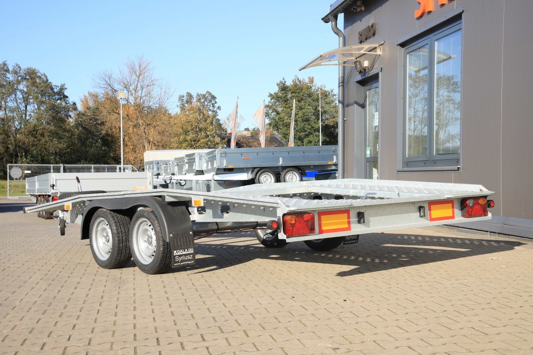 Gala Syriusz S4027S - zweiachsiger Autotransporter, 400x195 cm, zGG 2700 kg - Bild 4