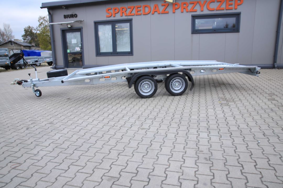 Gala Syriusz S4527SL - twin-axle car transporter, 450x205 cm, GVW 2700 kg - image 3