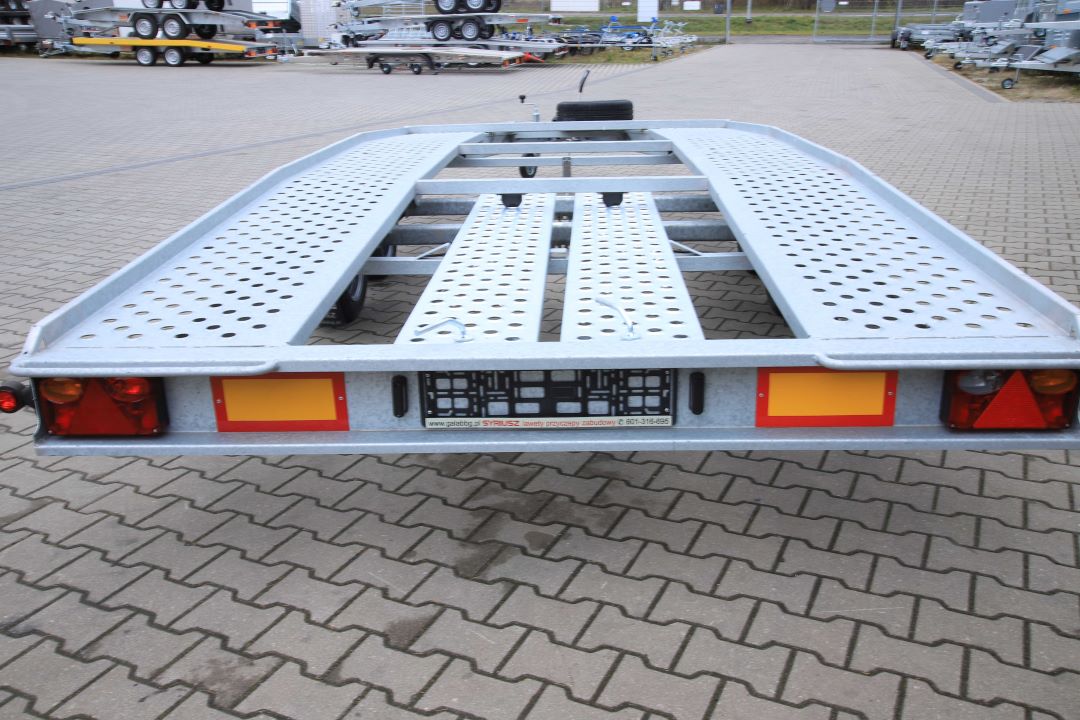Gala Syriusz S4527SL - twin-axle car transporter, 450x205 cm, GVW 2700 kg - image 5