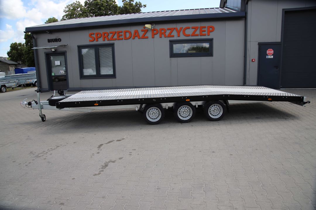 Niewiadów Jupiter NM 6.0 13C alu ryfel czarna blenda - dreiachsiger Autotransporter, 600x210 cm, zGG 3500 kg - Bild 3