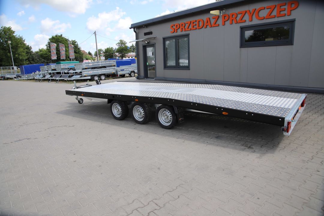 Niewiadów Jupiter NM 6.0 13C alu ryfel czarna blenda - dreiachsiger Autotransporter, 600x210 cm, zGG 3500 kg - Bild 4