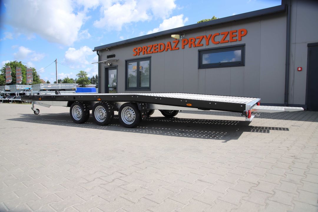 Niewiadów Jupiter NM 6.0 13C alu ryfel czarna blenda - dreiachsiger Autotransporter, 600x210 cm, zGG 3500 kg - Bild 8