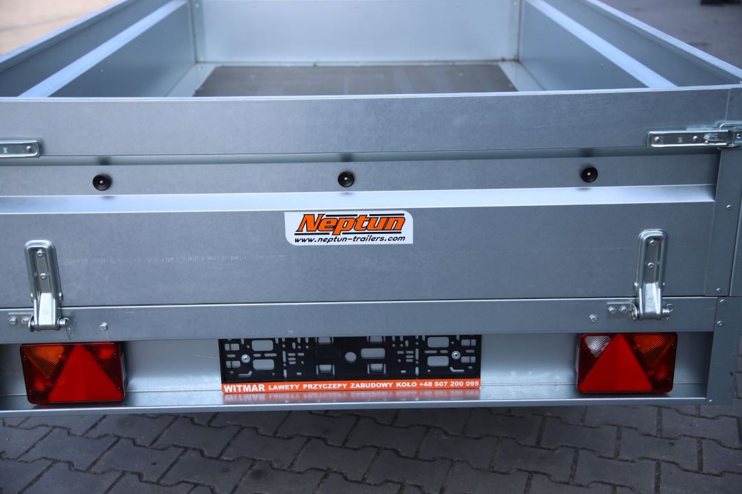 Neptun Nordica N13-263 2 kps - heavy duty twin-axle trailer, 263x145 cm, GVW 1300 kg - image 9