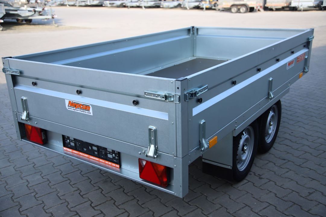 Neptun Nordica N13-263 2 kps - heavy duty twin-axle trailer, 263x145 cm, GVW 1300 kg - image 10