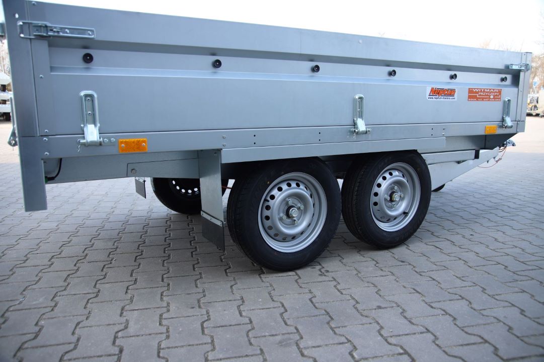 Neptun Nordica N13-263 2 kps - heavy duty twin-axle trailer, 263x145 cm, GVW 1300 kg - image 11