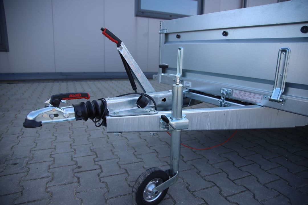 Neptun Pro N13-253 pro - heavy duty single-axle trailer, 253x129 cm, GVW 1300 kg - image 2