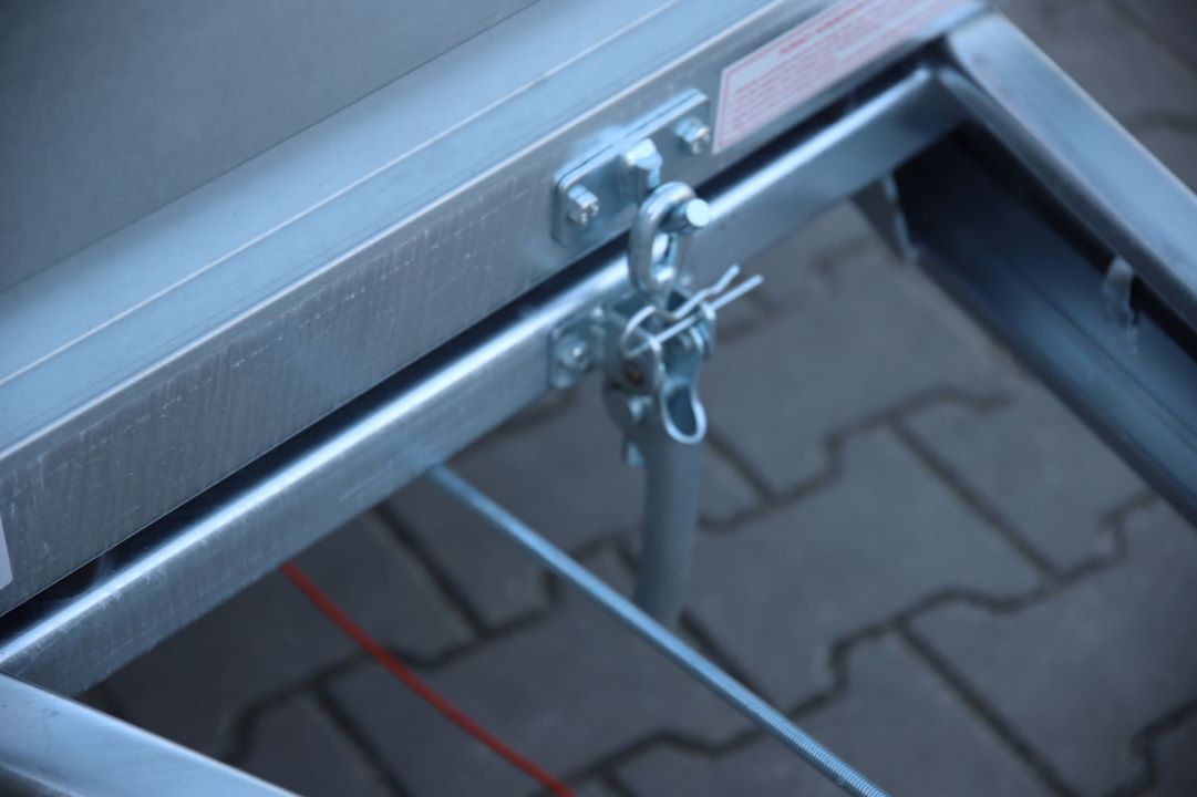 Neptun Pro N13-253 pro - heavy duty single-axle trailer, 253x129 cm, GVW 1300 kg - image 11