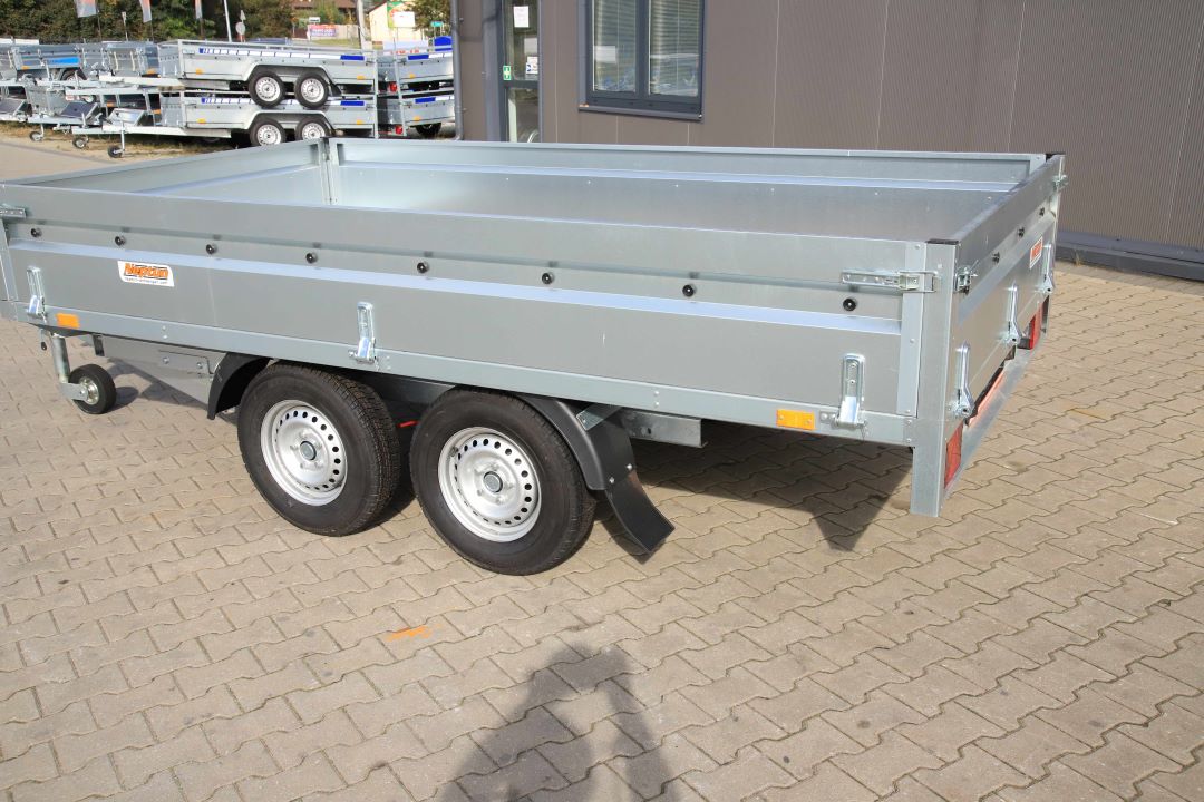 Neptun Nordica N20-320 2 kps - heavy duty twin-axle trailer, 320x168 cm, GVW 2000 kg - image 9