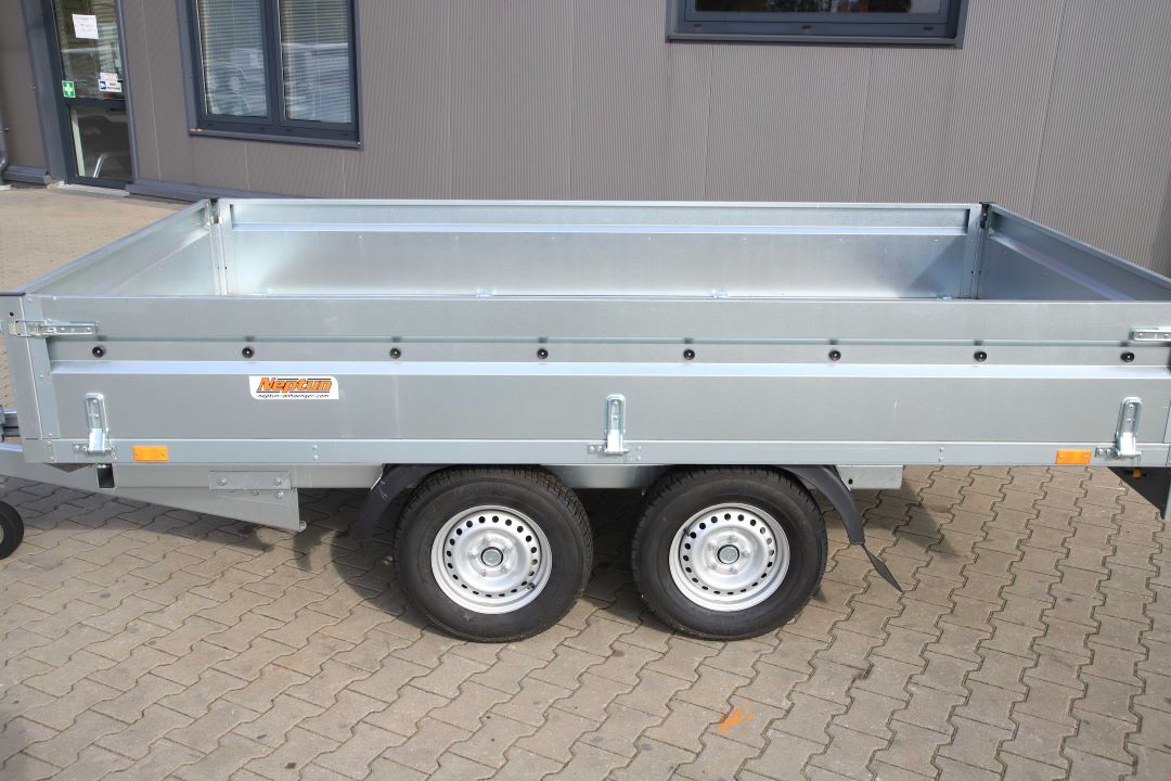 Neptun Nordica N16-320 2 kps - heavy duty twin-axle trailer, 320x168 cm, GVW 1600 kg - image 7