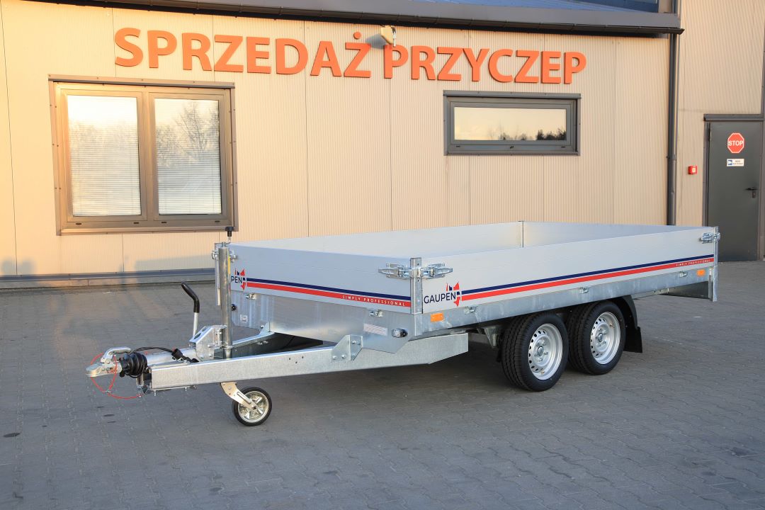 Neptun Nordica Pro N27-335 2 hl – przyczepa ciężarowa dwuosiowa, 335x182 cm, DMC 2700 kg - zdjęcie 2
