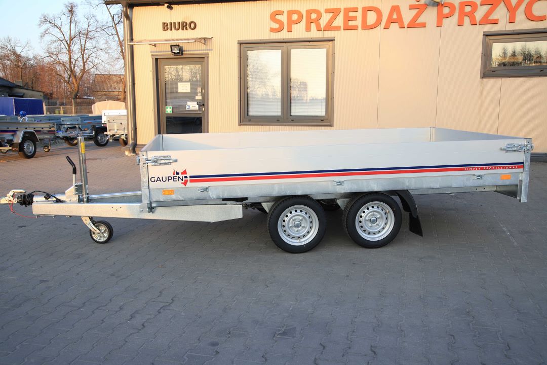 Neptun Nordica Pro N27-335 2 hl – przyczepa ciężarowa dwuosiowa, 335x182 cm, DMC 2700 kg - zdjęcie 4