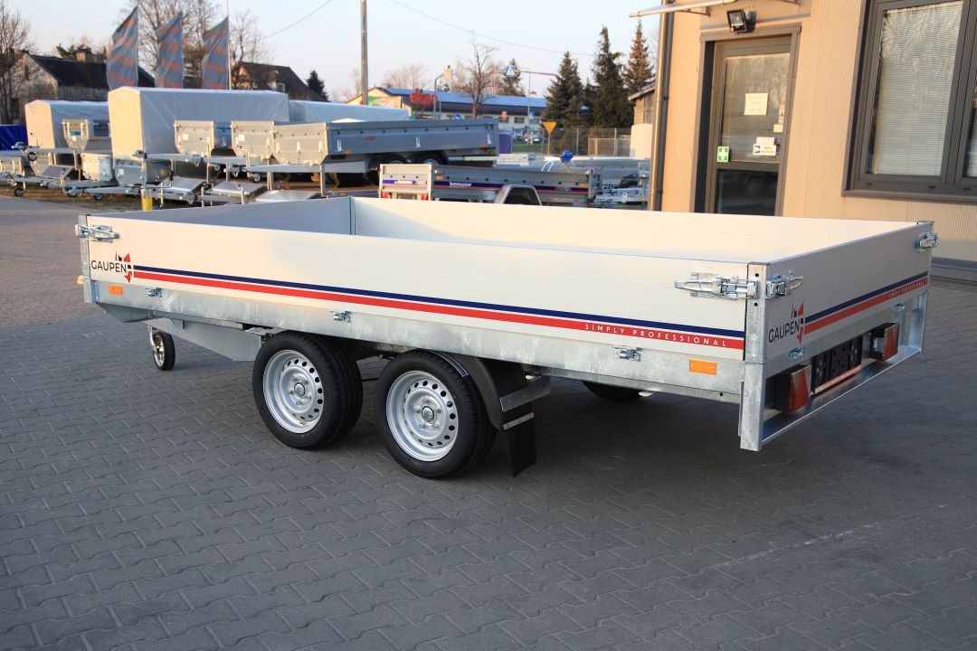 Neptun Nordica Pro N27-335 2 hl – przyczepa ciężarowa dwuosiowa, 335x182 cm, DMC 2700 kg - zdjęcie 5