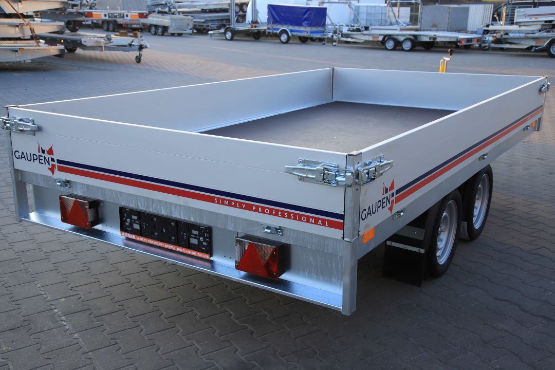 Neptun Nordica Pro N27-335 2 hl – przyczepa ciężarowa dwuosiowa, 335x182 cm, DMC 2700 kg - zdjęcie 7