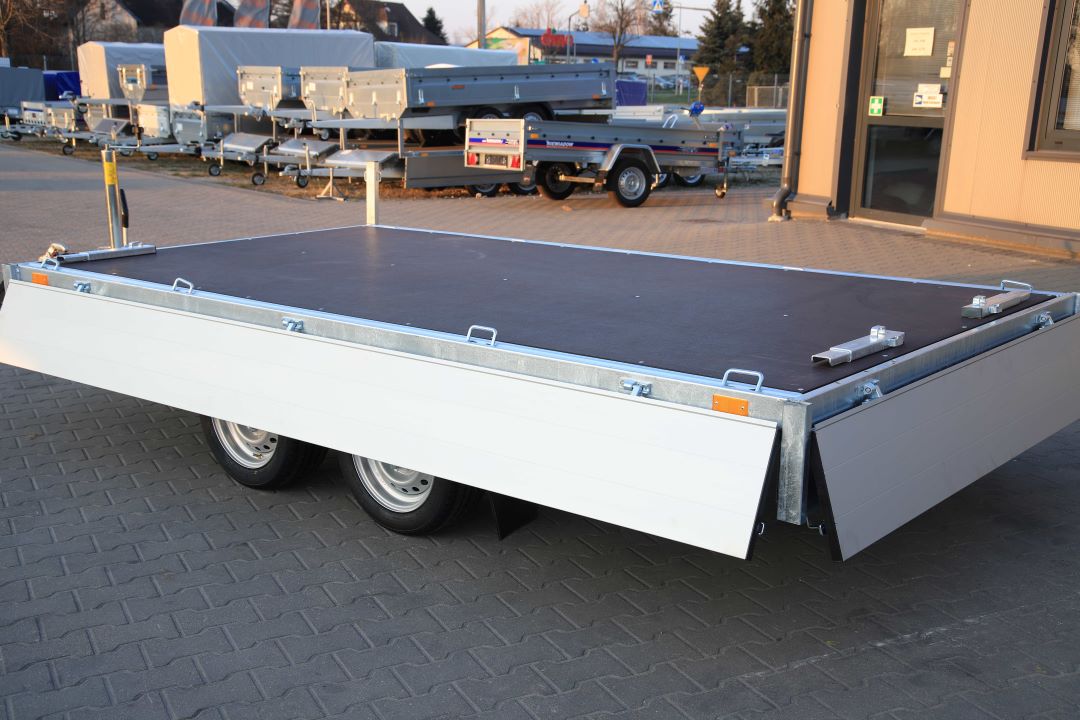 Neptun Nordica Pro N27-335 2 hl – przyczepa ciężarowa dwuosiowa, 335x182 cm, DMC 2700 kg - zdjęcie 9