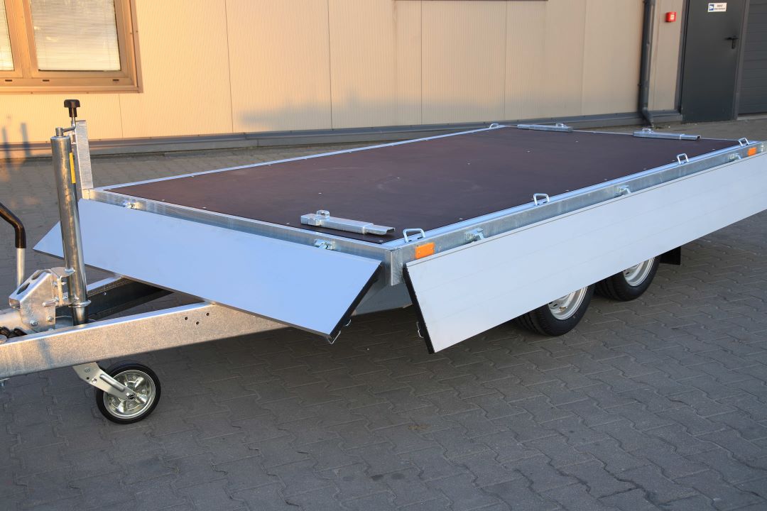Neptun Nordica Pro N27-335 2 hl – przyczepa ciężarowa dwuosiowa, 335x182 cm, DMC 2700 kg - zdjęcie 11