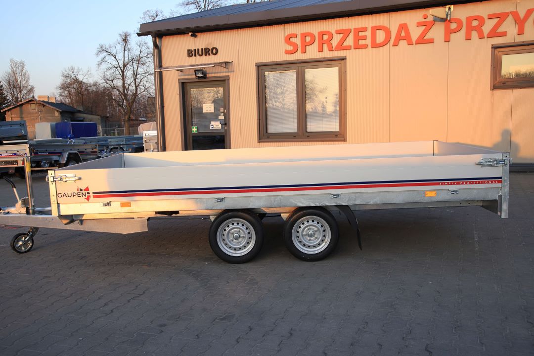 Neptun Nordica Pro N27-405 2 hl - heavy duty twin-axle trailer, 405x197 cm, GVW 2700 kg - image 2