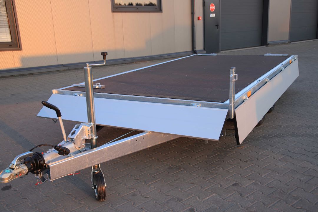 Neptun Nordica Pro N27-405 2 hl - heavy duty twin-axle trailer, 405x197 cm, GVW 2700 kg - image 7