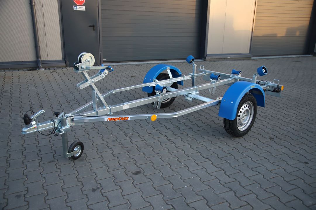 Neptun Navy N7-12 navy - Bootsanhänger, 400x160 cm, zGG 600 kg