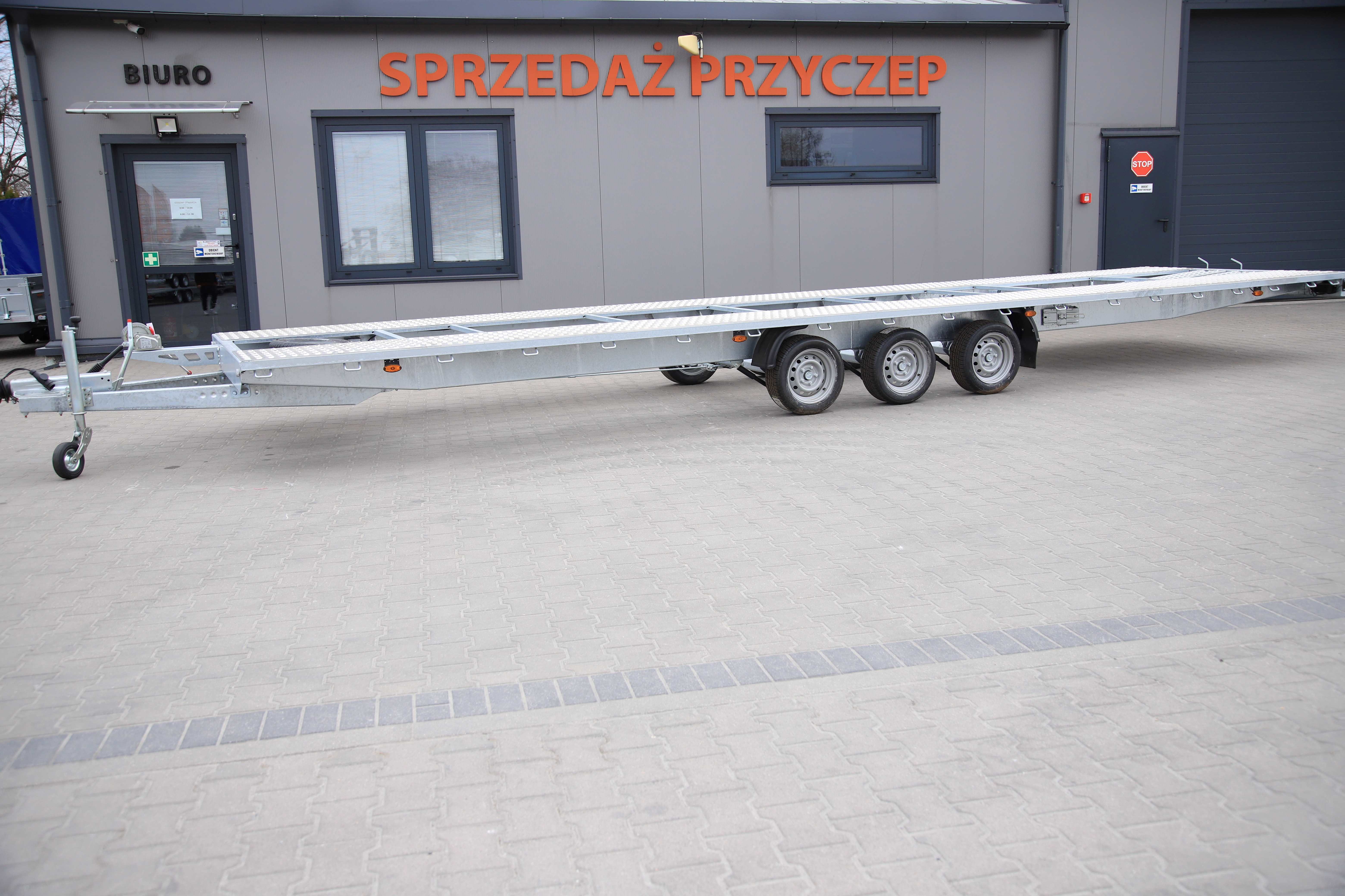 Niewiadów Indianapilis 8.5 Cała prosta - dreiachsiger Autotransporter, 850x210 cm, zGG 3500 kg